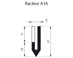 Racleur VAJ A16